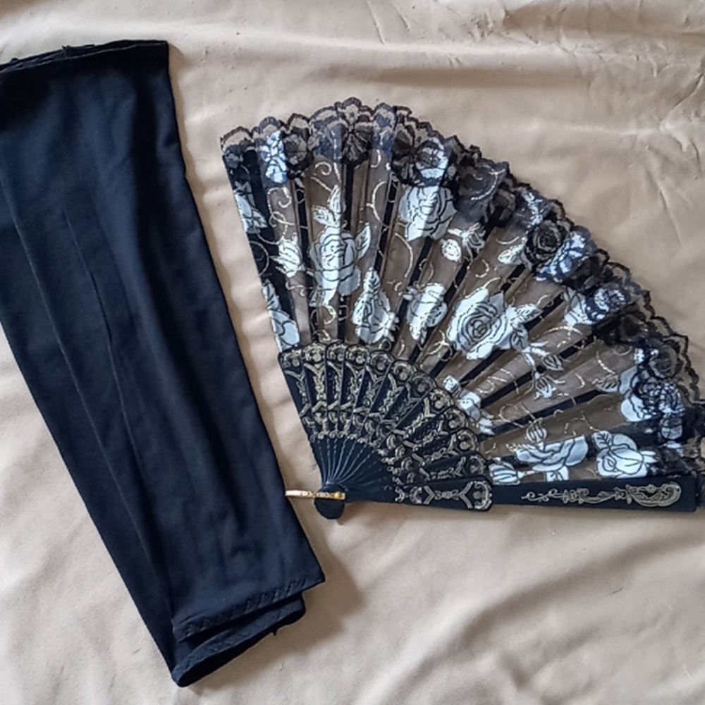 Lace Fan Set - Picture 3 of 4